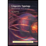 Linguistic Typology  Morphology and Syntax