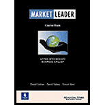 Course Book High Intermediate, Market Leader