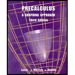 Precalculus : A Graphing Approach - Ron Larson