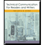 Technical Communication for Readers and Writers