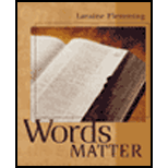 Words Matter   Text Only