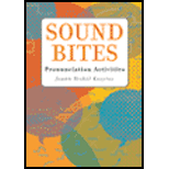 Sound Bites  Pronnciation Activities