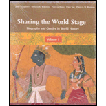 Sharing World Stage  Biography of World Civilization, Volume 1