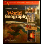 McDougal Littell World Geography Florida Teacher Edition Grades 9-12 - HOUGHTON MFLN.
