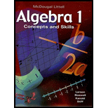 McDougal Concepts & Skills Algebra 1 Indiana Lesson Plans w/Test Prep Algeb -  Paperback