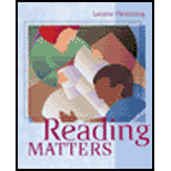 Reading Matters   With CD