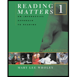 Reading Matters 1