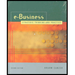 E Business  Strategic Thinking and Practice