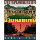 Panoramas Literarios  America Hispana