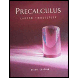 Precalculus Sixth Edition, Custom Publ