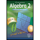 Algebra 2 Concepts and Skills Student Edition