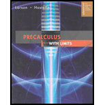 Precalculus With Limits   AP Edition 07 Edition, Larson (9780618660902 