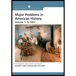 Major Problems in American History  Volume I