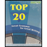 Top 20  Great Grammar for Great Writing (ISBN10 0618789677; ISBN13 