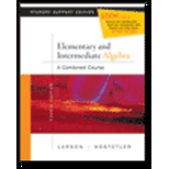 Elementary and Intermediate Algebra  Package