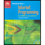 Internet Programming With VBScript and Javascript