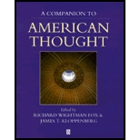 Companion to American Thought