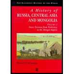 History of Russia, Central Asia and Mongolia  Inner Eurasia from Prehistory to the Mongol Empire