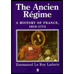 Ancien Regime  A History of France 1610 1774