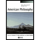 Blackwell Guide to American Philosophy