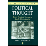 History of Political Thought  From Ancient Greece to Early Christianity