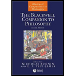 Blackwell Companion to Philosophy