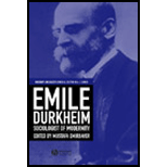 Emile Durkheim  Sociologist of Modernity