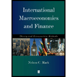 International Macroeconomics and Finance  Theory and Econometric Methods