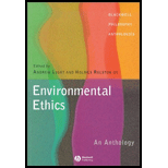 Environmental Ethics  An Anthology