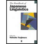 Handbook of Japanese Linguistics