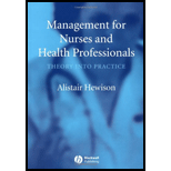 Management for Nurses and Health Prof.