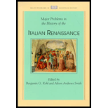 Major Problems in the History of the Italian Renaissance