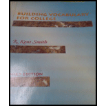 Building Vocabulary for College -  R. Kent Smith, Paperback