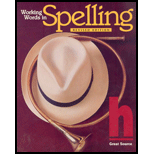 Working Words in Spelling  Level H