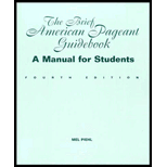 Brief American Pageant Guidebook :  A Manual for Students - Mel Piehl