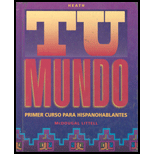 Tu Mundo  Primer Curso Para Hispanohablantes 97 Edition, Fabian A 