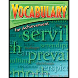 Vocabulary for Achievement  3rd Course (5 Pack)