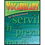 Vocabulary for Achievement   4th Course (5 Pack)