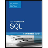 Sams Teach Yourself SQL in One Hour a Day