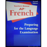 AP French  Preparing for   Teachers Guide