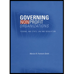 Governing Nonprofit Organizations  Federal and State Law and Regulation