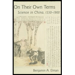 On Their Own Terms Science in China, 1550 1900