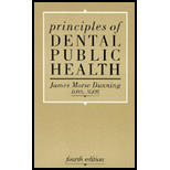 Principles of Dental Public Health