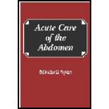 Acute Care of the Abdomen