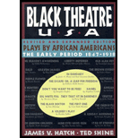 Black Theater U.S.A   Volume 1 Plays by African Americans from 1847 1938   Revised and Expanded