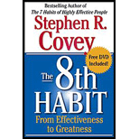 8th Habit  From Effectiveness to Greatness  With DVD (Cloth)