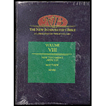 New Interpreters Bible Volume VIII New Test.