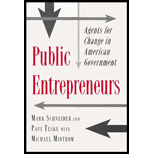 Public Entrepreneurs  Agents for Change in American Government