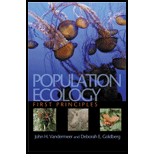 Population Ecology  First Principles