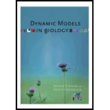 Dynamic Models in Biology